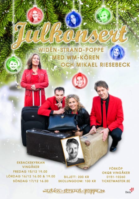 Julkonserter med Widén Strand Poppe