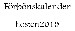 Förbönskalender