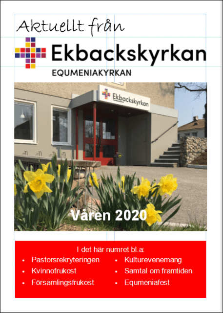 Nu finns ett nytt programblad för  våren